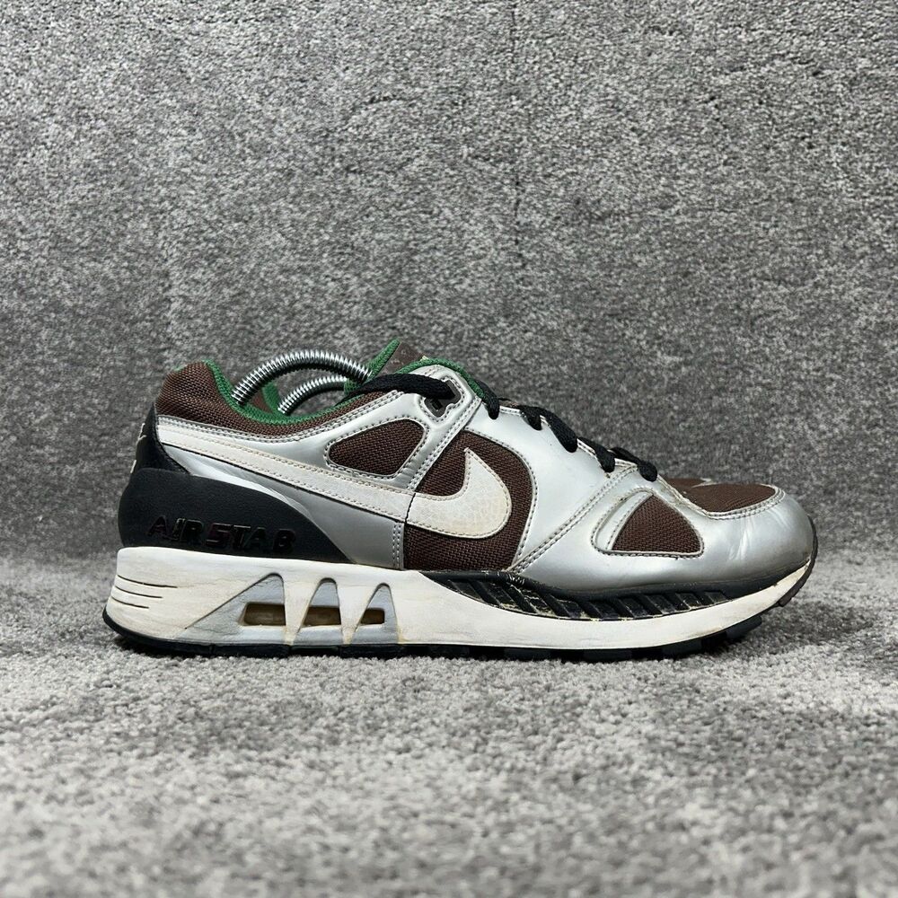 Nike Air Stab 315841-212 Men's Size 10.5 Gray Brown White Athletic Running Shoes